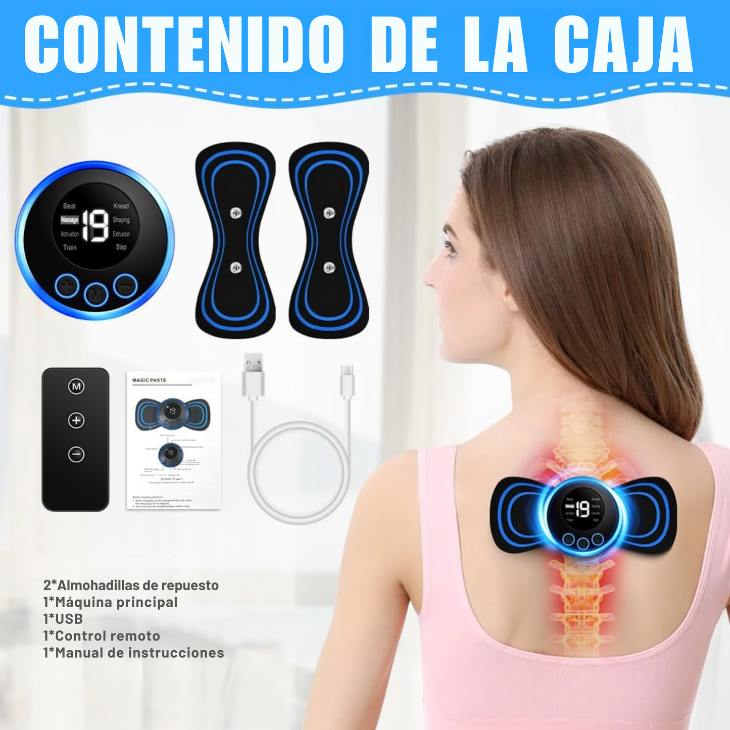 WaveRelax Masajeador Eléctrico